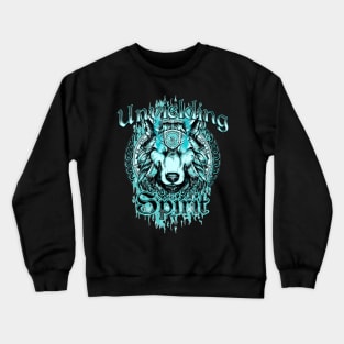 Unyielding Spirit Wolf Crewneck Sweatshirt